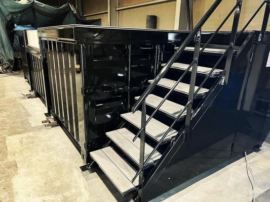 Piscina Contenedor Negro de 6m