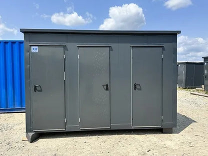 Contenedor Sanitario con 3 Cabinas ( Ref: S2107 )