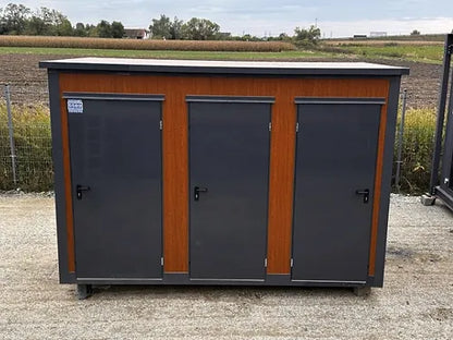 Contenedor Sanitario Tipo Pabellón con Triple Cabina ( Ref: S2103 )