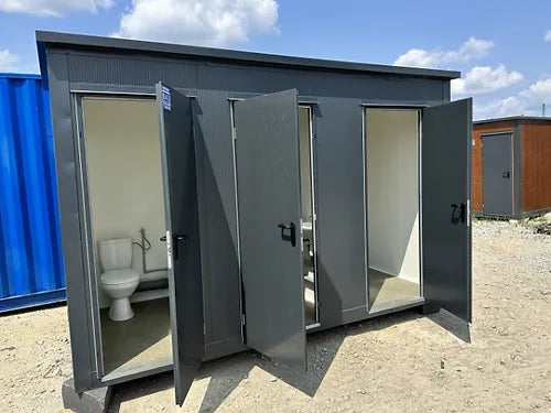 Contenedor Sanitario con 3 Cabinas ( Ref: S2107 )